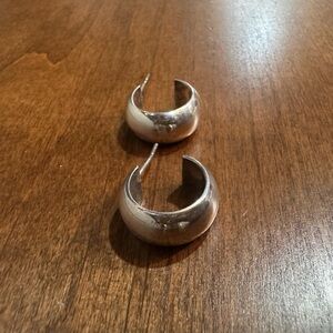 Silver Hoop Earrings